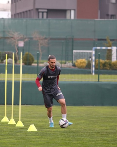 Trabzonspor Beşiktaş maçı hazırlıklarını sürdürüyor. Foto Haber 37