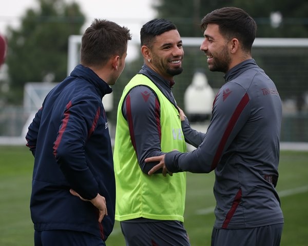 Trabzonspor Beşiktaş maçı hazırlıklarını sürdürüyor. Foto Haber 28