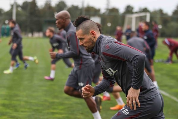 Trabzonspor Beşiktaş maçı hazırlıklarını sürdürüyor. Foto Haber 7