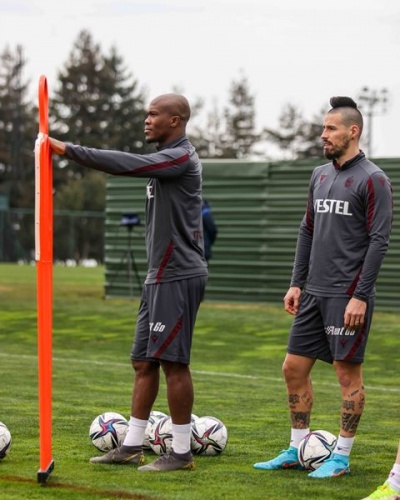 Trabzonspor Beşiktaş maçı hazırlıklarını sürdürüyor. Foto Haber 24