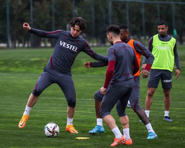 Trabzonspor Beşiktaş maçı hazırlıklarını sürdürüyor. Foto Haber 20