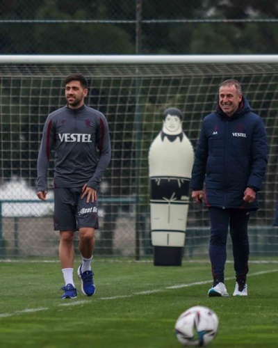 Trabzonspor Beşiktaş maçı hazırlıklarını sürdürüyor. Foto Haber 22