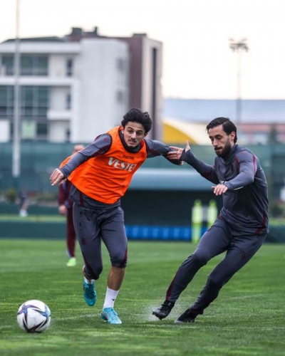Trabzonspor Beşiktaş maçı hazırlıklarını sürdürüyor. Foto Haber 23
