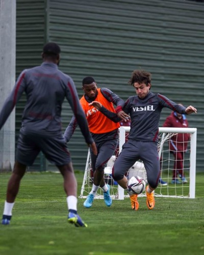 Trabzonspor Beşiktaş maçı hazırlıklarını sürdürüyor. Foto Haber 26