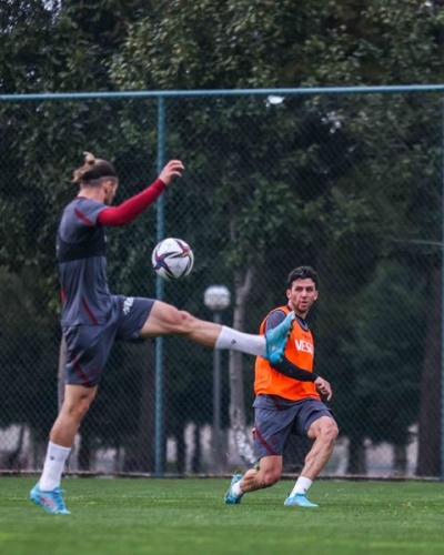 Trabzonspor Beşiktaş maçı hazırlıklarını sürdürüyor. Foto Haber 40