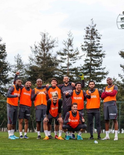 Trabzonspor Beşiktaş maçı hazırlıklarını sürdürüyor. Foto Haber 50