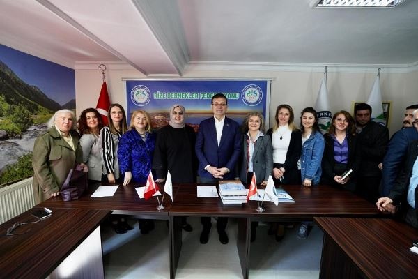 Rizelilerle buluşan İmamoğlu; “Yeterince kutuplaşıyoruz, derneklerimiz özgür olmalı”Foto haber 2