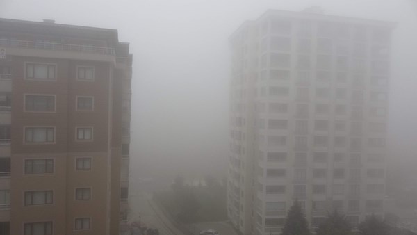 Trabzon'da sis hava ulaşımını vurdu. Foto Galeri 11