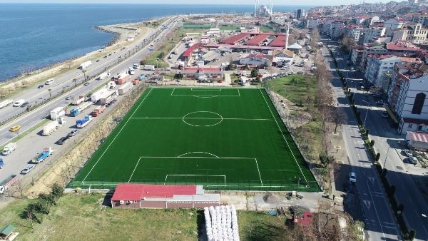 Yalı Mahallesi Futbol Sahası yenileniyor! FİFA Standatlarında olacak. Foto Galeri 3