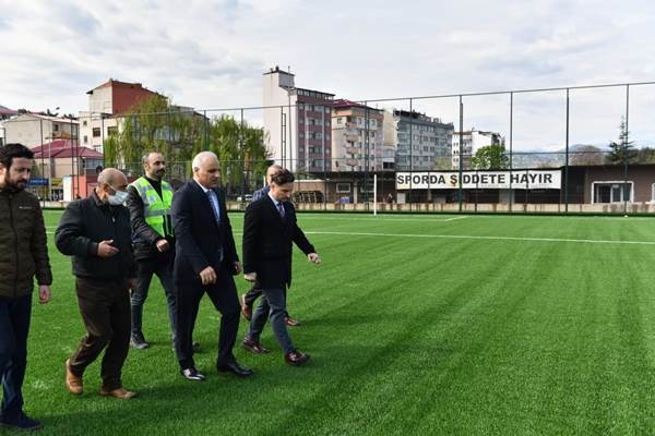 Yalı Mahallesi Futbol Sahası yenileniyor! FİFA Standatlarında olacak. Foto Galeri 9