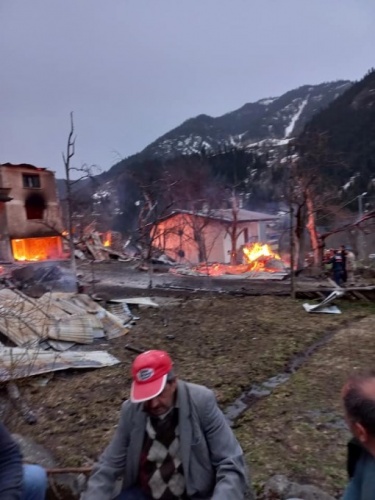 Küle dönen evde feci ölüm. Foto Haber 2