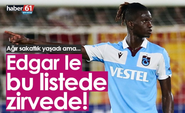 Edgar Ie bu listede zirvede. Foto Haber 1