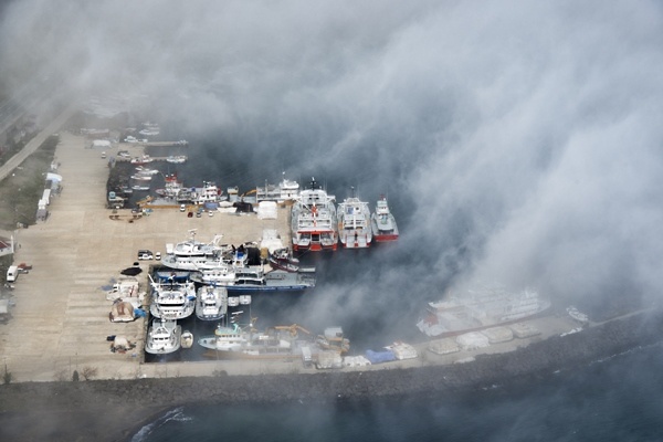 Trabzon'da sis etkili oldu. Foto Haber 2
