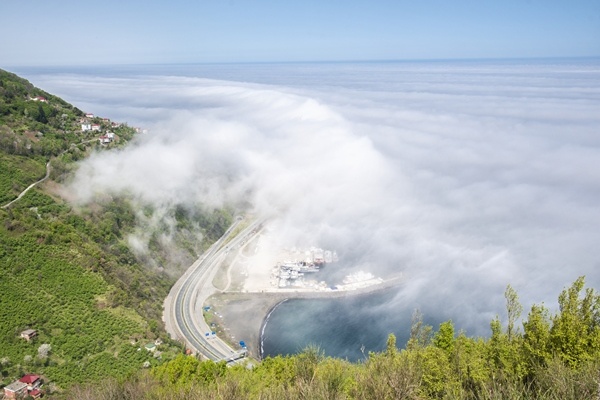 Trabzon'da sis etkili oldu. Foto Haber 3
