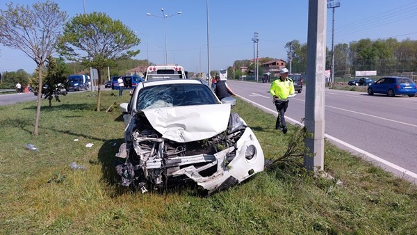 Samsun'da öğretmenler okul dönüşü kaza yaptı: 5'i öğretmen 6 yaralı. Foto Haber 6
