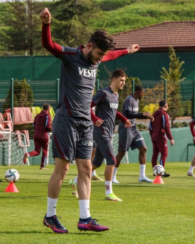 Trabzonspor şampiyonluk maçına hazırlanıyor. Foto Haber 6