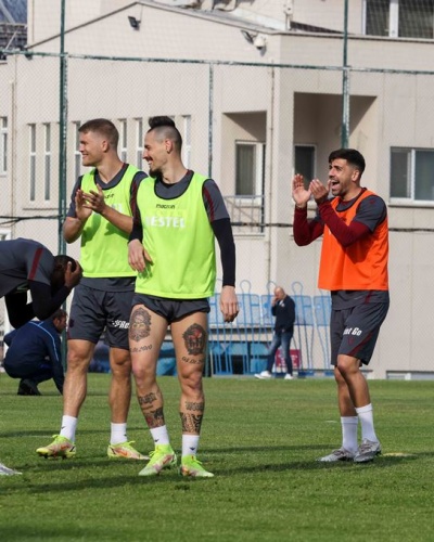 Trabzonspor şampiyonluk maçına hazırlanıyor. Foto Haber 20