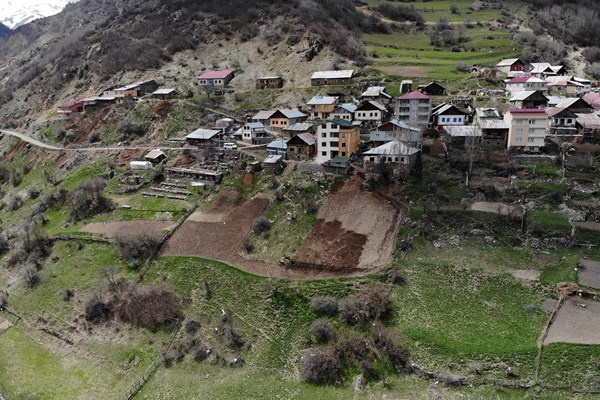 Gümüşhane'de zorlu şartlara rağmen karasaban ile üretime devam ediyorlar. Foto Galeri 10