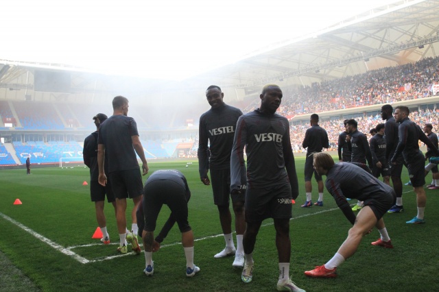 Trabzonspor'un antrenmanından muhteşem kareler. Foto Haber 25