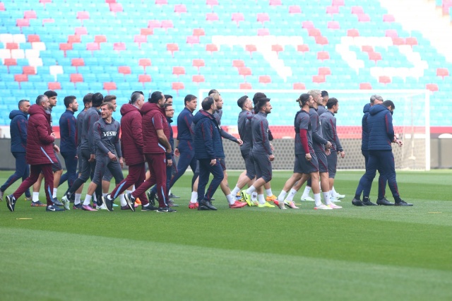 Trabzonspor'un antrenmanından muhteşem kareler. Foto Haber 17