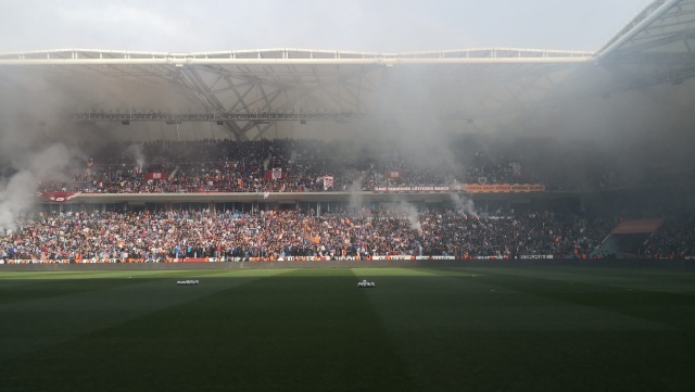 Trabzonspor'un antrenmanından muhteşem kareler. Foto Haber 18