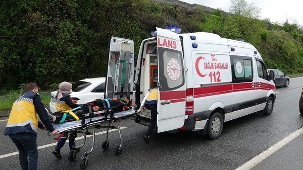 Trabzon'da Bayram günü faciadan dönüldü! 2'si çocuk 5 yaralı. Foto Galeri 9