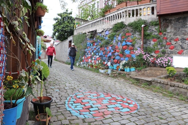 Akçaabat'taki tarihi Orta Mahalle gezginlerin rotasında. Foto Haber 11