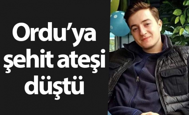 Ordu'ya şehit ateşi düştü. Foto Haber 1