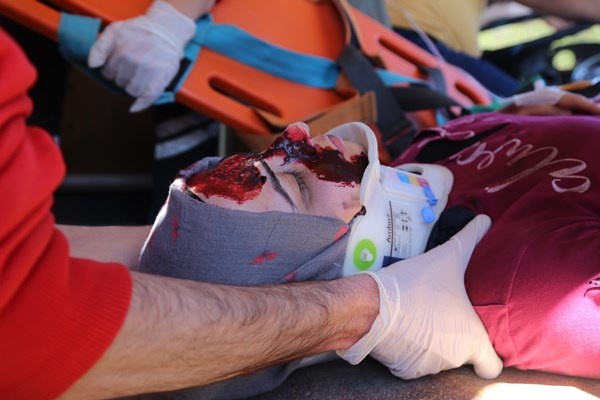 Gümüşhane’de UMKE ekiplerinden nefes kesen tatbikat. Foto Haber 11