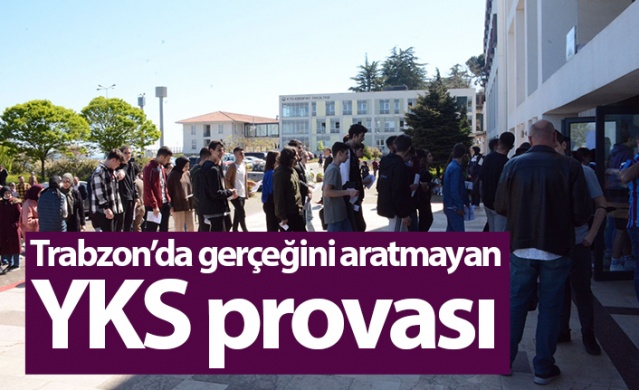 Trabzon’da gerçeğini aratmayan YKS provası. Foto Haber 1