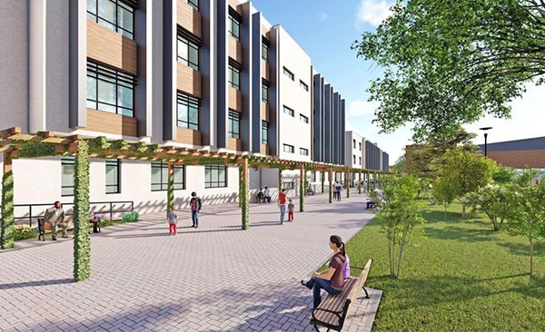 Akçaabat Spor Lisesi'nin temeli atılıyor. Foto Haber 2