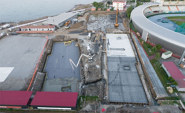 Akçaabat Spor Lisesi'nin temeli atılıyor. Foto Haber 5
