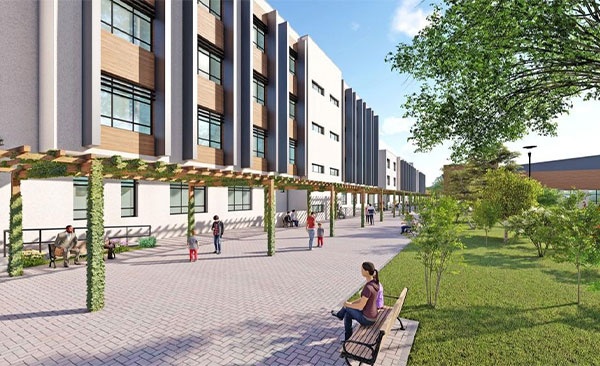 Akçaabat Spor Lisesi'nin temeli atılıyor. Foto Haber 4