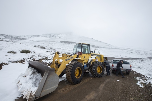Trabzon'da yaz beklerken kar geldi. Foto Galeri 4