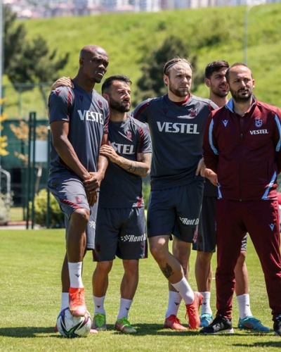 Trabzonspor Başakşehir maçı hazırlıklarını tamamladı. Foto Haber 4