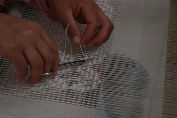 Karadeniz'in yöresel kumaşı "feretiko" yurt dışı pazarında. Foto Haber 5