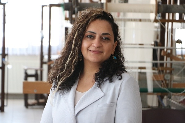 Karadeniz'in yöresel kumaşı "feretiko" yurt dışı pazarında. Foto Haber 18