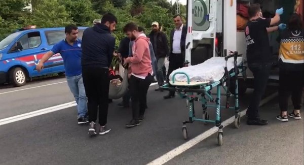 Ordu'da minibüs fındık bahçesine uçtu! 11 kişi yaralı. Foto Haber 3