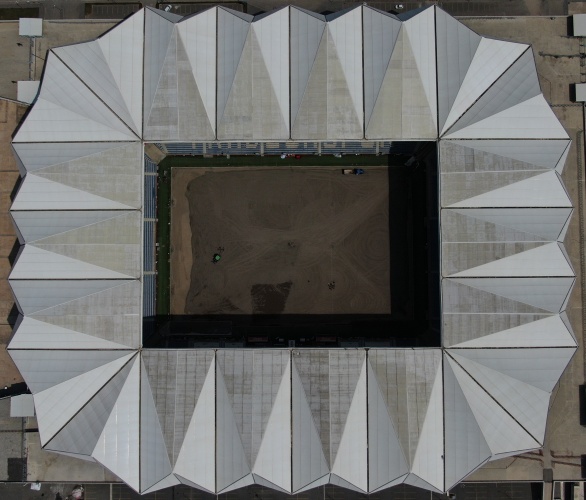 Şampiyonluk kutlamaları sonrası Trabzonspor'un stadı sil baştan yenileniyor. Foto Haber 2
