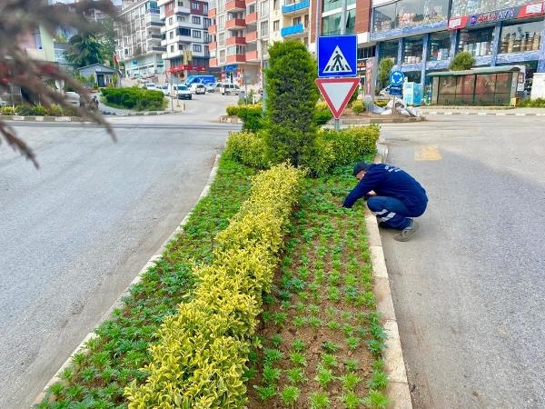 Akçaabat Belediyesi her alanda çalışıyor. Foto Haber 10