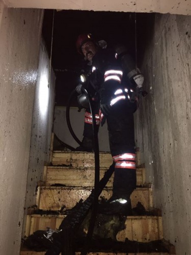 Trabzon'da çatı yangını paniğe neden oldu. Foto Haber 9