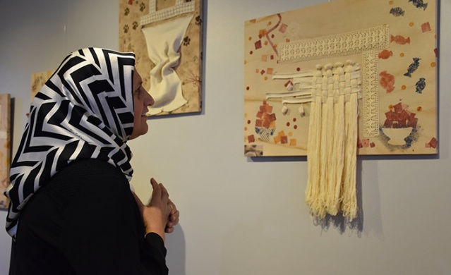 "İlmek İlmek Gelenek Trabzon Fanilası" sergisi açıldı. 23 Haziran 2022 13