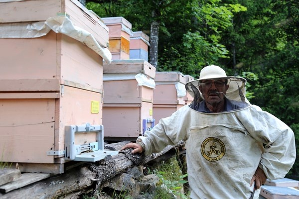 Gümüşhane'de asırlardır zor şartlarda üretip ilaç niyetine kullanıyorlar. Foto Haber 10