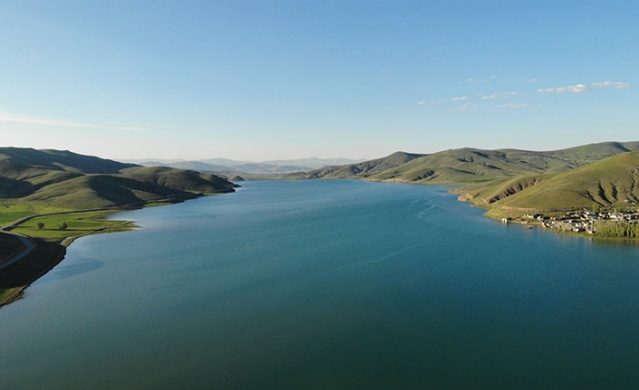 Bayburt'taki Demirözü Barajı tam doluluğa ulaştı. Foto Haber 9