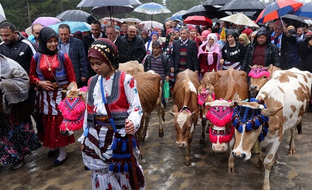 Trabzon'da renkli yayla göçü başladı! 7