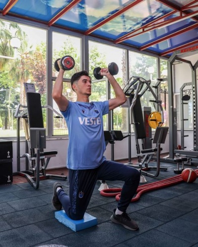 Trabzonspor’da Denswil imza sonrası kampa katıldı. Foto Haber 22