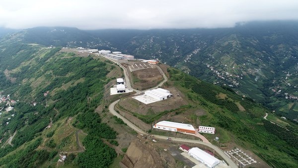 Trabzon'da dağı tıraşlayıp, zirveye OSB kurdular.Foto Haber 6