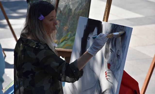 Trabzon tarihi sanatçıların da ilgi odağı oldu 4