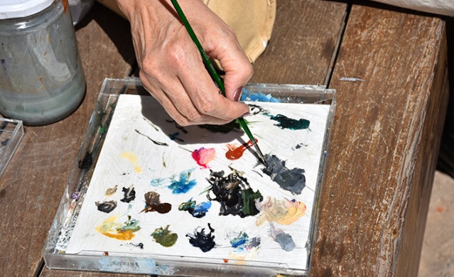 Trabzon tarihi sanatçıların da ilgi odağı oldu 17