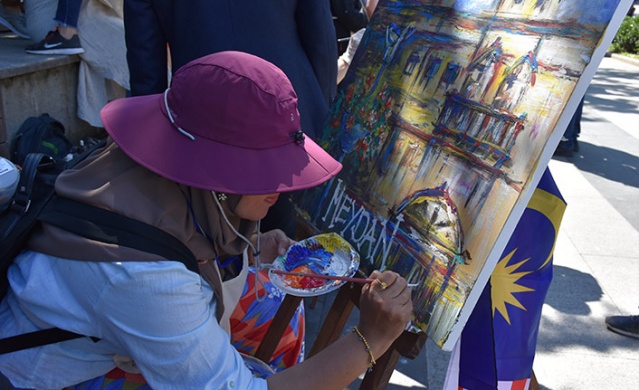 Trabzon tarihi sanatçıların da ilgi odağı oldu 14